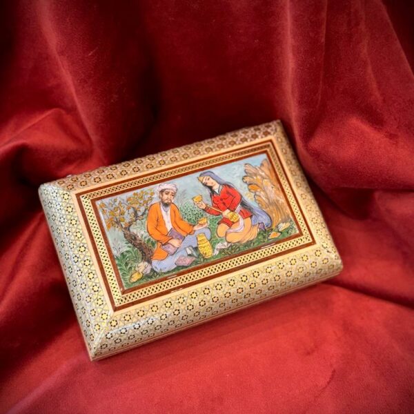 جعبه جواهرات خاتم و نقاشی