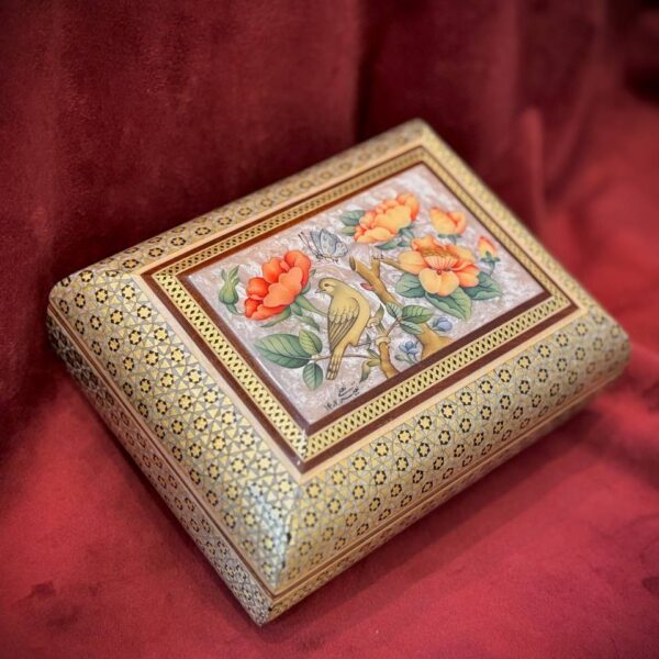 جعبه جواهرات خاتم و نقاشی