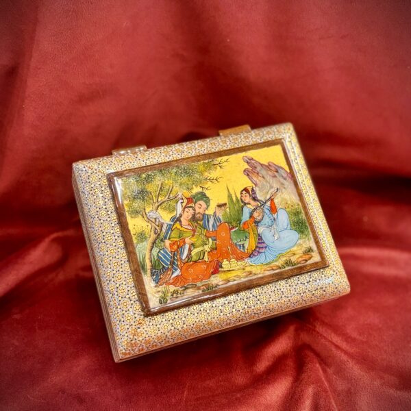 جعبه جواهرات خاتم و نقاشی